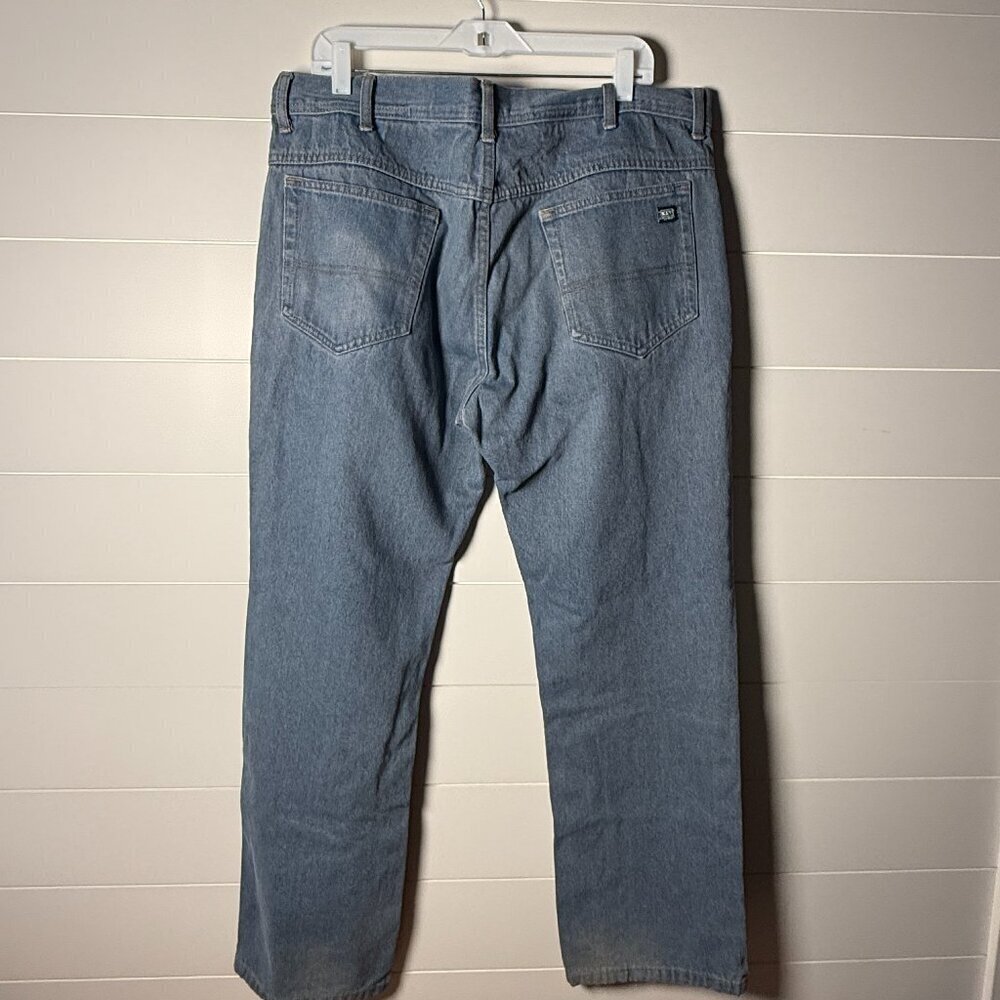 Key Jeans 38x32 Men's Straight Leg Denim Jeans- Vintage - Picture 3 of 9